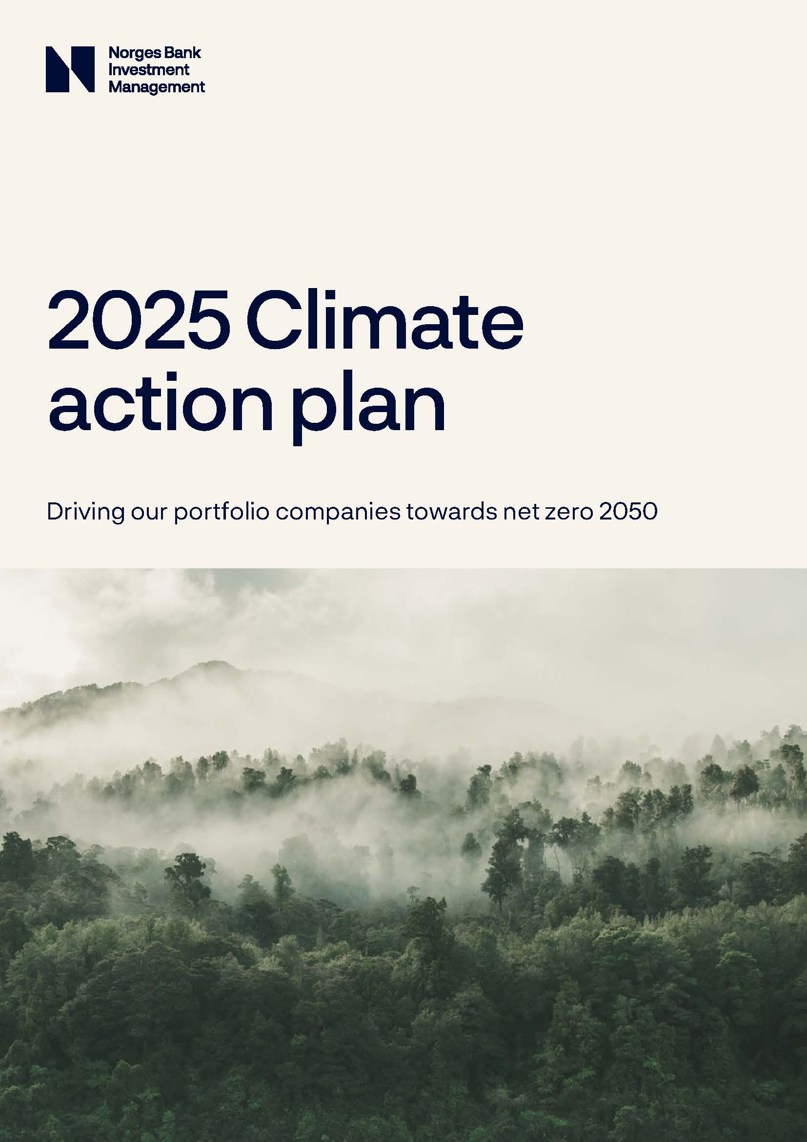 2025 Climate Action Plan | Norges Bank Investment Management