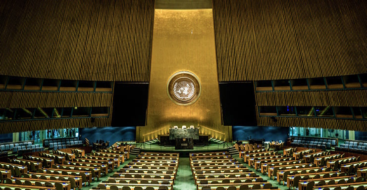 UN General Assembly in New York.